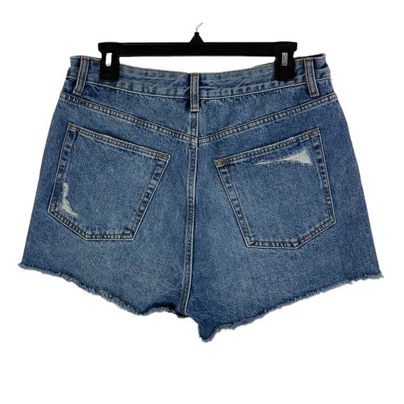 Lover + Friends shorts blue denim Jack distressed - Picture 2 of 3